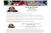 Psychic ... 2020/08/11  · transformation and psychic, intuitive insight. One can use tarot cards and their imagery, to gain symbolic meaning. One can glean meaning from the universal