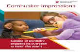 Cornhusker Impressions...In October, we celebrated national recognition when an article in the Journal of the American Dental Association reported that our College of Dentistry ranks