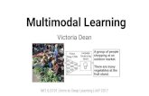 Victoria Dean Multimodal Learningintrotodeeplearning.com/2017/lectures/Multimodal learning...soaring in a sunny sky. MIT 6.S191 | Intro to Deep Learning | IAP 2017 MIT 6.S191 | Intro