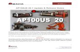 AP100US 20.1 Update & Release Notes...Supported Software SolidWorks® 2020, SolidEdge® ST6, AutoCAD® 2020, Autodesk® Inventor 2020, Pro/E® Creo 3. Note: If both SolidWorks and