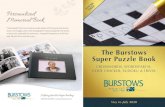 The Burstows Super Puzzle Book€¦ · URS FREE The Burstows Super Puzzle Book CROSSWORDS, WORDSEARCH, CODE CRACKER, SUDOKU & TRIVIA BF190056 - Puzzle Book August-October 2019_ART.indd