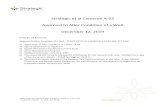 Strategic et al Cameron A-03 Approval to Alter Condition of a Well …registry.mvlwb.ca/orogo/Shared Documents/ACW-2019-005-SOG... · 2020. 3. 27. · STRATEGIC ET AL CAMERON A-03