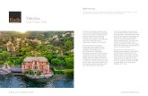 Villa Cira · 2020. 12. 2. · Villa Cira Lake Como, Italy To Book, call +44 (0)203 432 7784 Villa Cira can rightfully claim to be one of the most beautiful properties on earth, we