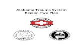 Alabama Trauma System Region Two Planalabamapublichealth.gov/aths/assets/RegionTwoTraumaPlan...The primary goal of the Alabama Trauma System (ATS) and this Regional Trauma Plan is: