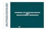 JOURNAL OF PSYCHOLOGICAL AND EDUCATIONAL RESEARCH · 2018. 11. 14. · Journal of Psychological and Educational Research Vol. 22, No. 2, November, 2014 CONTENTS School bullying and