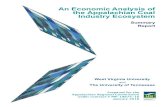 Summary Report: An Economic Analysis of the Appalachian Coal Industry Ecosystem … · 2020. 8. 28. · industry ecosystem. Next, a supply-chain analysis of county-based CIEs provides
