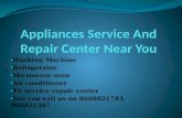 Appliances Service And Repair Center Near You