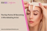The Key Points Of Becoming A Microblading Artist