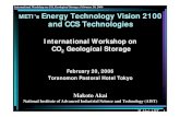 International Workshop on CO METI's Energy Technology ... · 2000 2020 2040 2060 2080 2100 Year Population, billion s IPCC-SRESS(A1) IPCC-SRESS(B2) IIASA-WEC Forecast of world population