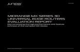 Midrange MX Series 3D Universal Edge Routers Evaluation ......IBgP was configured between the MX80 and the simulated PE behind the Ixia port, with family “l2-vpn signaling.” 500