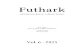 Michael P. Barnes. Futhark 6 (2015)922590/FULLTEXT01.pdf · Futhark (2015) Morath made a valiant attempt to find a text among its confused collection of vertical and oblique lines.
