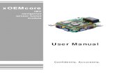 xOEMcore - OxTSxOEMcore User Manual Revision: 150709 5 GNSS aiding 36 Primary GNSS measurements 36 Secondary GNSS processing 38 gx/ix compatible receivers 40 Settings for u-blox receivers