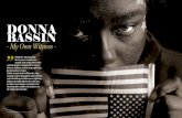 DONNA BASSIN… · 2020. 7. 3. · DONNA BASSIN - My Own Witness - While the American flag has become a complicated symbol, some of my sitters have ... "My name is Shontel, and I