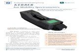 Yuzhpolymetal-Holding Group Modus LLC KERBER · 2016. 11. 24. · KERBER Ion Mobility Spectrometers IMS Kerber is designed to detect trace quantities of low-volatile organic substances,