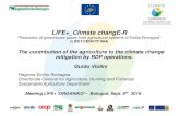 The contribution of the agriculture to the climate change ...organikolife.com/wp-content/uploads/2016/10/climate-changer-violini… · UNIPEG), Parmigiano - Reggiano Consortium (as