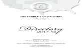 THE EPARCHY OF PALGHAT Directory2017 Eparchy of Palghat Directory 2017-18 Published by Eparchial Curia Bishop's House P.B. No. 4, Noorani P.O. Vennakkara, Palakkad- 678 004. Edited