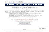 ONLINE AUCTION - Charterfields · 2020. 10. 12. · Bridgeport, Nakamura, Nicolas Correa and Mazak. Also, CNC lathes, air compressors, forklift trucks, saws, quality control ... (‘Special