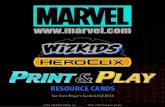 RESOURCE CARDS...2013 IKIS/CA, LLC TM & 2013 Marvel & Subs. RESOURCE CARDS Text from Player’s Guide 6/12/2013 ©2013 IIDSNECA LLC T S T P G PRINTING INSTRUCTIONS These cards are