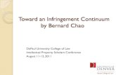 Toward an Infringement Continuum by Bernard Chao...electro-magnetism, however developed for marking or printing intelligible characters, signs, or letters, at any distances, being
