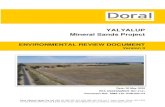 YALYALUP Mineral Sands Project - EPA WA · 2021. 1. 4. · Doral Mineral Sands Pty Ltd ABN 18 096 342 451 ACN 096 342 451 Lot 7 Harris Road, Picton WA 6229 Tel:+61 8 9725 5444 Fax:+61