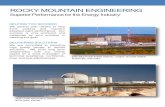 ROCKY MOUNTAIN ENGINEERING · 2016. 5. 16. · ROCKY MOUNTAIN ENGINEERING Superior Performance for the Energy Industry HELPING YOU SUCCEED We partner with utilities to help them achieve