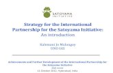 Strategy for the International Partnership for the ...Steering Committee (Nov 2010) tasked IPSI Secretariat to draft Strategy elements for consideration by a Sub-committee on Strategy