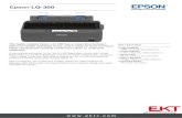 Epson LQ-350 · 2020. 2. 8. · Epson LQ-350 The highly reliable Epson LQ-350 has a mean time between failure of 10,000 operating hours, and is ideal for front and back office applications