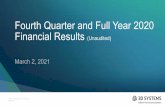 Fourth Quarter and Full Year 2020 Financial Results ......Dec 31, 2020  · Closed divestiture of non-core assets including Cimatron and GibbsCAM subtractive manufacturing software