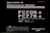 PC20R -8 PC27R -8 · 2019. 2. 7. · Furthermore, Komatsu Utility Dealers also ensure their assistance for the supply of Komatsu Utility genuine spare parts, which alone guarantee