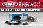 STEEL & PLASTIC STRAPPING - Trident Supply LLC. · 2010. 1. 22. · 3 STEEL toolsSTEEL tools Compact Steel Strap Tensioner 176721 - Use with 3/8" to 3/4" strapping, .015 - .023 gauge