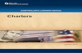 Charters, Comptroller's Licensing ManualIntroduction Comptroller’s Licensing Manual 2 Charters of terms used in the booklet is provided as well as a reference section with statutory