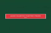 JANE MARTIN POETRY PRIZE - Girton College · 2021. 2. 4. · JANE MARTIN POETRY PRIZE 2021. About the Jane Marn Poetry Prize Girton College is delighted to invite entries for the