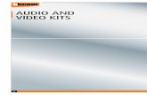 AUDIO AND VIDEO KITS - Harboursideharbourside.net.au/brochures/bticino.pdf · 2011. 9. 6. · This kit is ideal for use in refurbishments, particularly in replacing systems with bell