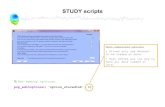 EEGLAB2010 AD Nov19 STUDY advanced and scripts · 2020. 11. 14. · STUDY scripts % Set memory options: pop_editoptions( 'option_storedisk', 1); Most important option: • Allows