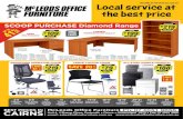 New LEODS OFFICE Local service at FURNITURE the best price · 2019. 2. 4. · Citi desks are tested to AS/NZS 4442 FITTED RETURN Citi 50/50 Citi Loop Return top size To suit desk