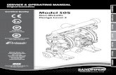 SERVICE & OPERATING MANUAL...s05nmdl2sm-rev0814 1 • Model S05 Non-Metallic SANDPIPERPUMP.COM Explanation of Pump Nomenclature ATEX Detail Check Valve Seat S Stainless SteelS T Virgin