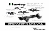 OPERATOR’S MANUAL · 2015. 4. 3. · PN-P970646 (08/2001) 3 GLENMAC, INC. and your authorized Harley Dealer want you to be completely satisfied with your investment. Sometimes,