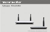 N30 11N Wireless Broadband Router User Manual - Tenda ...with a different voltage rating than the one included with the router will cause damage to the product.) R 2. Connect the LAN