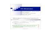 VC Dimensionguestrin/Class/15781/slides/...©2005-2007 Carlos Guestrin 9 PAC bound using VC dimension Number of training points that can be classified exactly is VC dimension!!! Measures