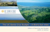 The UC Santa Cruz Budget –A Bird’s Eye ViewHamilton in San Jose, California, and at NASA Ames in Silicon Valley. UCSC oversees over 4,900 acres of natural reserves, and UCSC oversees