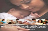 Perinatal Health ReportPerinatal Services BC, Perinatal Health Report 2011/12 to 2015/16. Page vii Post-Delivery Admission Any record of post-delivery maternal care received by the