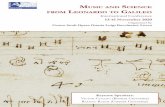 Music and science froM Leonardo to GaLiLeo · 2020. 11. 11. · Compendium musicae. It also reveals a fundamentally different approach to music by both men: for Descartes, the philosophical