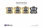 MultiRAE User's Guide · 2017. 1. 10. · only the combustible gas detection portion of this instrument has been assessed for performance. uniqument, la portion pour dÉtector les
