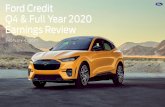 Ford Credit Q4 & Full Year 2020 Earnings Review...$630 $30 $543 $1,123 $912 • Q4 EBT of $912M is up $282M, reflecting strong auction performance • Portfolio performing well –