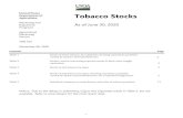 Quarterly Tobacco Stocks - Home | MARS2020/04/01  · United States Department of Agriculture Marketing and Regulatory Programs Agricultural Marketing Service Tobacco Stocks As of