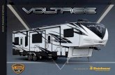 voltage toyhaulers by dutchmen · 2018. 2. 6. · Hazel Raven INTERIOR DÉCOR CHOICES SERENE SLEEPING QUARTERS From the garage to your master suite, the Voltage delivers a first-class