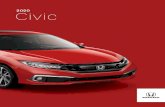 Civic · 2020. 2. 24. · Key Features: 18" aluminum-alloy wheels, 6-speed manual transmission (MT), Apple CarPlay™1,2 / Android Auto ™ 1,2, heated front seats, Honda LaneWatch