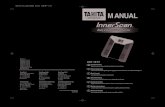 MANUAL - TANITA Asia Pacific · 2016. 11. 25. · Fax: +81(0)-3-3967-3766 ISO 9001 Certified Tanita Europe GmbH Dresdener Strasse 25 D-71065 Sindelfingen Germany Tel: +49 (0)-7031-6189-6