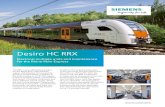Desiro HC RRX en - Siemensa...Operating temperature –25 C to +45 C (class T3 as per EN 50125-1) Vehicle details: • High-quality, timelessly elegant atmosphere in the interior fittings