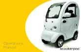 O p e rat ions M anu al - Mobility Plus · 2019. 5. 14. · Scooterpac Cabin Car User Manual Page | 6 4.2 Safe Inclines The Cabin Car is able to climb inclines of up to 12˚ without